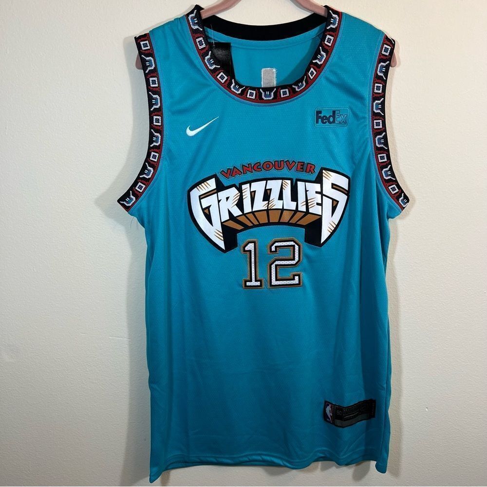 Nike NBA Vancouver Grizzlies Jersey Morant‎ #12 NWT 50